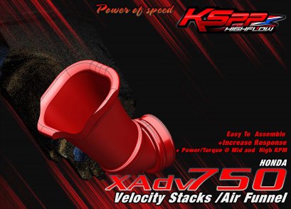 XAdv750 [Honda]ท่อกรอง/Velocity stack -ท่อกรองอากาศ
