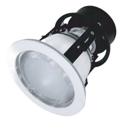 5” Recessed Downlight vertical 5-inch Glass Diffuser 1xE27