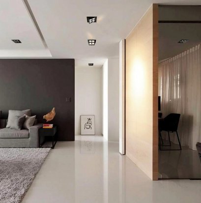 Square Folding Downlight 12W Dimmable