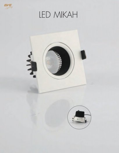 MIKAH LED RECESSED DOWNLIGHT 10W Warmwhite