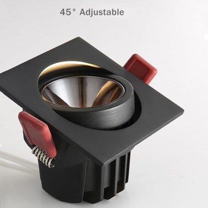 VENICE LED RECESSED DOWNLIGHT 7W Adjustable 45º