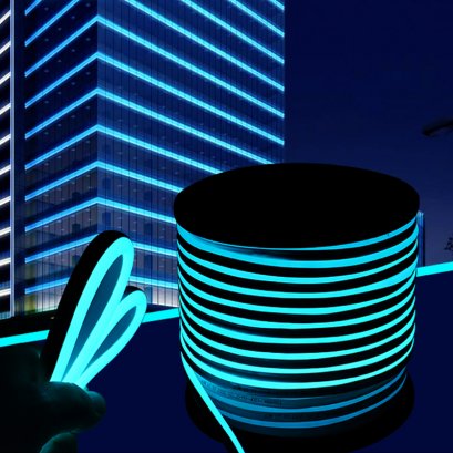 LED STRIPS NEON ICE BLUE SMD2835 5.7W 120pcs./m. 20M/Roll IP65