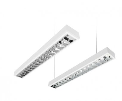 CEILING LAMP GRILLE LUMINAIRE Ref.87% 1xT8 36W / 2xT8 36W (120cm.)