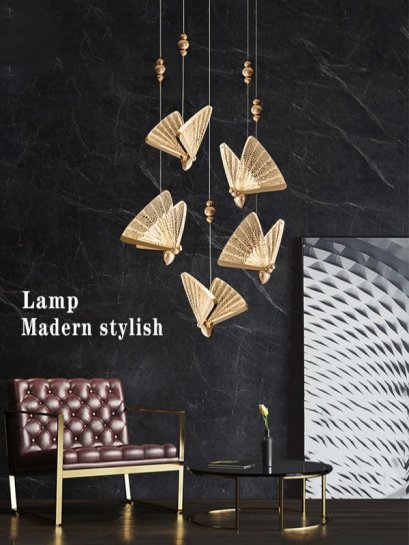 LED Butterfly Pendant Lamp