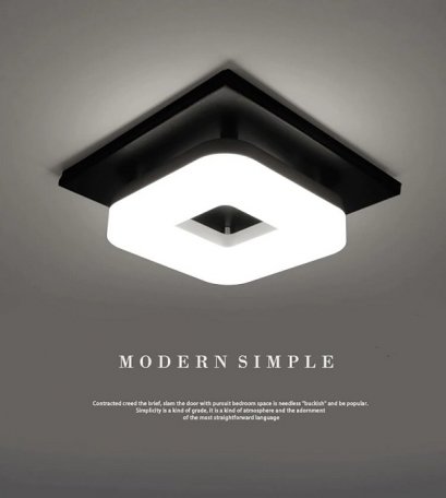 LED Ceiling Lights  Square 12W