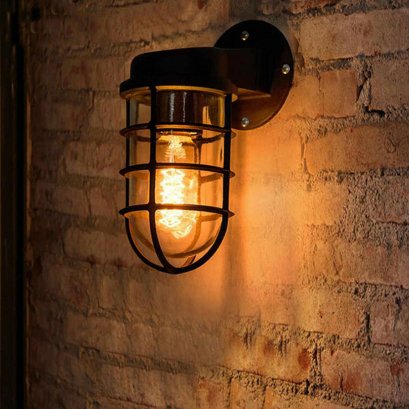 Birdcage  WALL LIGHT Luminaire 1xE27 IP65 (Without lamp)