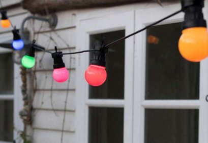 Colorful Round LED Light String