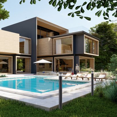 OLAN Wall light ,Bollard Garden Outdoor Lawn Lamp H 19 cm. / 30 cm. / 50 cm. / 80 cm.