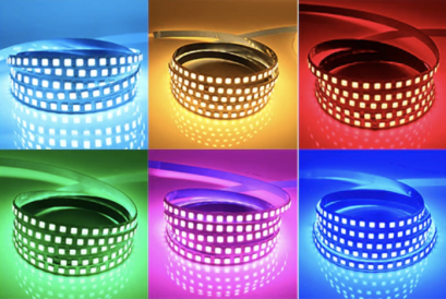 LED Strip Light 5050 120leds/m. 12W/m. 12V. IP33/5M Roll