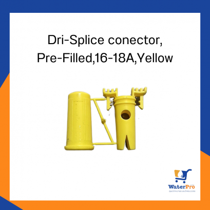 Dri-Splice conector,Pre-Filled,16-18A,Yellow