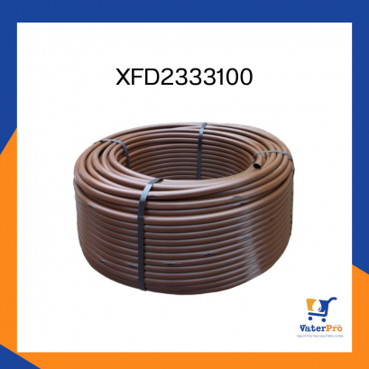 ท่อน้ำหยดแบบบนดิน 100 m. Coil ; Emitter Spacing 33 cm / Flow 2.3 L/H