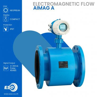 Aimag A Electromagnetic Flow Meter / Liner Neoprene / Compact Display