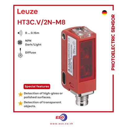 HT3C.V/2N-M8 photoelectric sensor Leuze