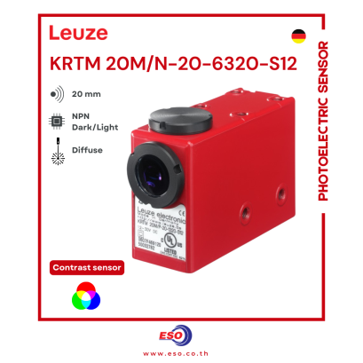 KRTM 20M/N-20-6320-S12 Contrast sensor Leuze