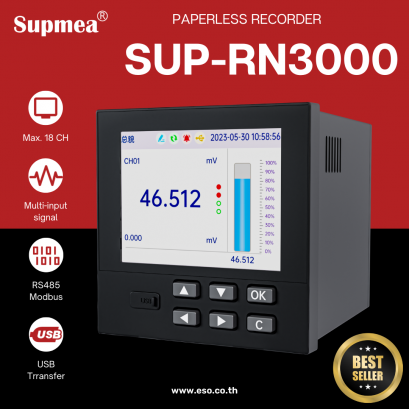 SUP-RN3000 Paperless recorder / Max. 18 Channel