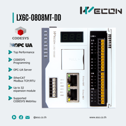 WECON PLC LX6C-0808MT-DD Cover