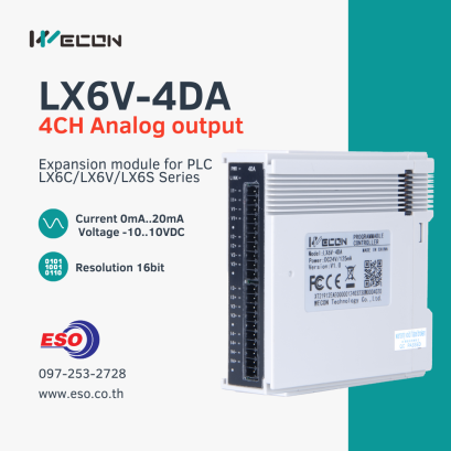 WECON LX6V-4DA Expansion module