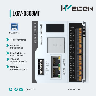 WECON PLC LX6V-0808MT Cover