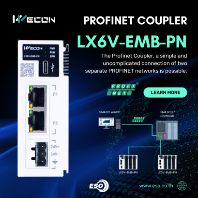 LX6V-EMB-PN PROFINET Bus Coupler WECON