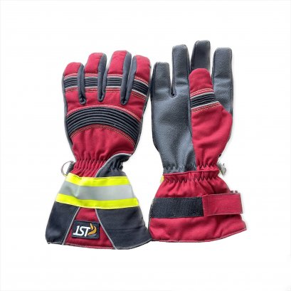 ถุงมือดับเพลิงกู้ภัย Red Blue