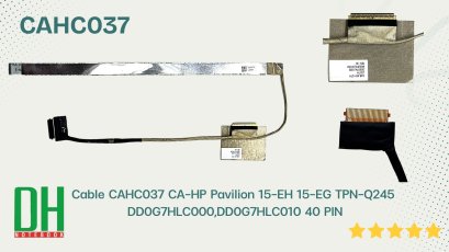 อะไหล่ สายแพรหน้าจอ Pavilion 15-EH 15-EG TPN-Q245 DD0G7HLC000,DD0G7HLC010 40 PIN