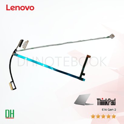 สายแพรจอ LCD eDP 30 Pin สำหรับ LENOVO Thinkpad E14 Gen2, E14 Gen2-ARE, E14 Gen 2 20TA, Thinkpad E14 GE4B0 Gen2-ARE - สายแพรคุณภาพสูง รองรับการแสดงผล 3K RGB