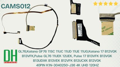 อะไหล่ สายแพรหน้าจอ MS-17L1,GL76,Katana GF76 11SC 11UC 11UD 11UE 11UG 17 B13VFK B13VGK B13UDXK  B13VEK B12VFK B12UCXK B12VGK 40PIN K1N-3040250-J36 4K UHD 120HZ