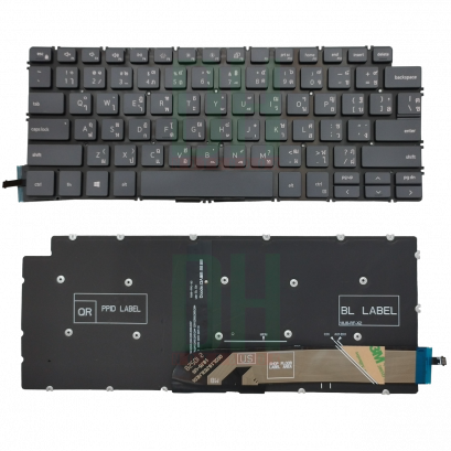แป้นพิมพ์ คีย์บอร์ดโน๊ตบุ๊ค DELL Inspiron 13-5390, 13-7391, 14-7490, 7491, 5493 Laptop Keyboard