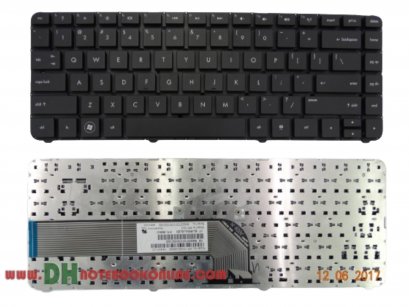 แป้นพิมพ์ คีย์บอร์ดโน๊ตบุ๊ค HP Pavilion DV4-3000, DV4-4000, DV4-4100, DV4-4200, DM4-3000 Laptop Keyboard