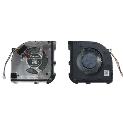 พัดลมโน๊ตบุ๊ค ASUS รุ่น DFSCK22D05883D อะไหล่ OEM คุณภาพสูง สำหรับ VivoBook 14X/15X โครงสร้างตรงรุ่น หัวต่อ 5 พิน 4 สาย (PWM) ไม่รวมฮีตซิงก์ เหมาะสำหรับทดแทนของเดิมที่เสียหรือมีเสียงดัง แนะนำถอดพัดลมเก่าออกมาเทียบรูปทรง ตำแหน่งน็อต และหัวคอนเนคเตอร์ให้ตรง