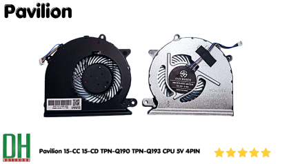 อะไหล่ พัดลมสำหรับเปลี่ยน  Pavilion 15-CC 15-CD TPN-Q190 TPN-Q193 CPU 5V 4PIN