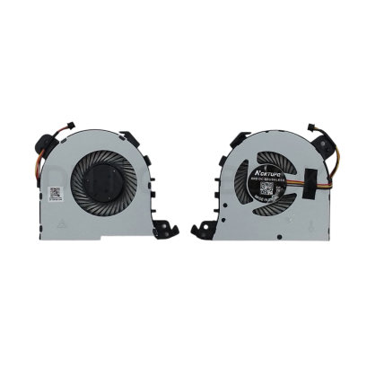 พัดลมโน๊ตบุ๊ค Lenovo IdeaPad L340 Series รุ่น 4 Pin ใช้กับ L340-15IWL, L340-15API, L340-17IWL, L340-17API รวมถึง L340 Gaming ได้เมื่อเทียบรูปร่าง–ตำแหน่งน็อต–คอนเน็กเตอร์ตรงกัน เหมาะสำหรับใช้เปลี่ยนพัดลมเดิมที่เสียหรือมีเสียงดัง สินค้าเป็นอะไหล่ OEM คุณภา