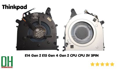 อะไหล่ พัดลม สำหรับ เปลี่ยน ใช้ทดแทน  Thinkpad E14 Gen 2 E15 Gen 4 Gen 2 CPU CPU 5V 5PIN