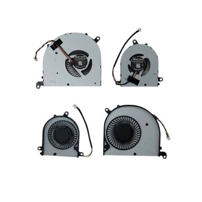 พัดลมระบายความร้อนอะไหล่ OEM คุณภาพสูง สำหรับ MSI Modern PS63 ตระกูล 8M 8RC 8SC 8RD ใช้คู่ CPU และ GPU หัวต่อ 4-พิน รองรับ PWM แรงดัน 5V ระบุรุ่น BS5005HS-U3J และ BS5005HS-U3I ไม่รวมฮีตซิงก์ เหมาะกับงานทดแทนงานซ่อม แนะนำตรวจรูปทรง จุดยึด และพินให้ตรงรุ่น 