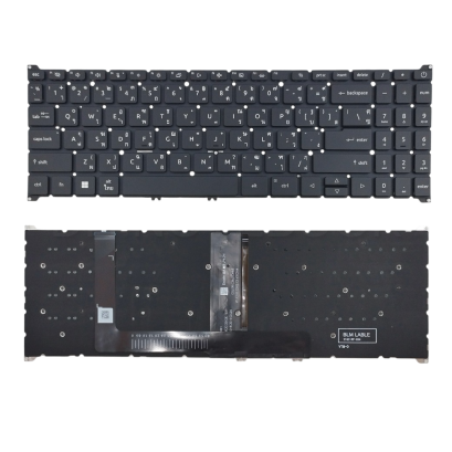 คีย์บอร์ดอะไหล่ OEM คุณภาพสูงสำหรับ Acer Swift Go 16 ซีรีส์ SFG16‑71 และ SFG16‑72 รองรับรุ่น SFG16‑71‑75FJ, SFG16‑71‑58UH, SFG16‑72‑70FS รูปแบบปุ่ม TH/US QWER พร้อมไฟ Backlit มี Numpad เหมาะสำหรับช่างที่ต้องการเปลี่ยนหรือซ่อมโน๊ตบุ๊ค รวมถึงร้านซ่อมที่ต้อง