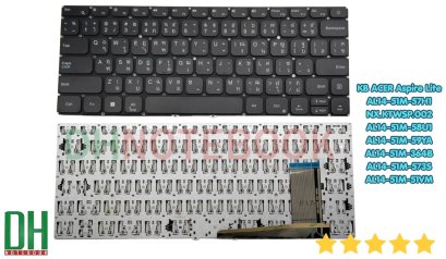 อะไหล่ keyboard  Aspire Lite AL14-51M-57H1 NX.KTWSP.002 AL14-51M-58U1 AL14-51M-59YA AL14-51M-364B AL14-51M-573S AL14-51M-51VM,Aspire Lite 14 AL14-31P N23G1 AL14-72 N23J5