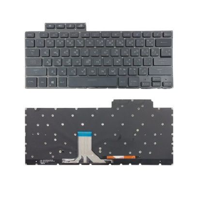 อะไหล่ OEM คุณภาพสูง สำหรับเปลี่ยนหรือซ่อมคีย์บอร์ดโน๊ตบุ๊ค ASUS ROG Flow X13 GV301Q รุ่นปี 2021 รองรับรุ่น GV301QC GV301QE GV301QH คีย์บอร์ด TH/US Layout พร้อมไฟ Backlit ดีไซน์ตรงรุ่น ตรวจสอบตำแหน่งปุ่ม Function, Shift, Enter และสายแพรหลักก่อนสั่งซื้อ เพ