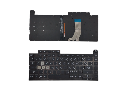 คีย์บอร์ดโน๊ตบุ๊คสำหรับ ASUS ROG STRIX G531, GL531, G531GT, G531GW, G512 Series รองรับไฟ Backlit และ RGB ตามรุ่น ใช้สำหรับซ่อมและเปลี่ยนอะไหล่เดิม เทียบสายแพร Layout และรูปแบบปุ่มให้ตรงกันก็สามารถใช้งานได้ทันที เหมาะสำหรับร้านช่างและผู้ใช้งานที่ต้องการอะไ