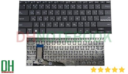 อะไหล่ แป้นพิมพ์  สำหรับเปลี่ยน ASUS Vivobook Go 14 E1404 E1404G E1404F E1404FA E1404U E1404GA L1404F L1404FA ไม่มีไฟ