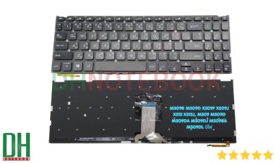 อะไหล่ คีย์บอร์ด  สำหรับ ASUS M509B M509D X509F X509J X515 X515J, M509 M509D M509DA M509DJ M509BA M509DL มีไฟ