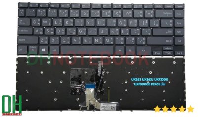 KEYBOARD  FOR  ASUS UX363 UX363J UXF3000 UXF3000E P2451 มีไฟ