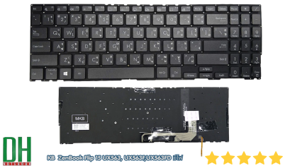 อะไหล่ keyboard สำหรับเปลี่ยน รุ่น ZenBook Flip 15 UX563, UX563F,UX563FD มีไฟ