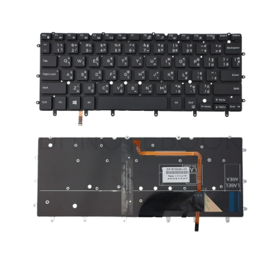 คีย์บอร์ด Dell XPS 13 9343 9350 9360, 7347, 7348, Inspiron 15-7000 (7547, 7548) | อะไหล่ OEM, TH/US, Backlight | DH Notebook