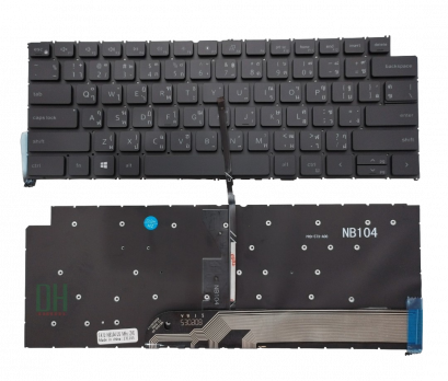 แป้นพิมพ์ คีย์บอร์ดโน๊ตบุ๊ค Dell Latitude 3420, 3320, 3330, 3430 2-in-1 P144G, E3420 Laptop Keyboard ไทย/eng