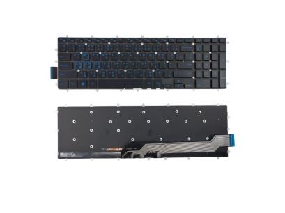 อะไหล่คีย์บอร์ดโน๊ตบุ๊คสำหรับงานซ่อม เปลี่ยนแทนตัวเดิมที่ปุ่มเสียหรือใช้งานไม่ได้ ตัวปุ่มเป็นอักษรสีฟ้าและมีไฟ Backlit ในตัว เป็นแบบฝังในไม่มีเฟรม ออกแบบมาเพื่อใช้ร่วมกับรุ่น G3 3579, G3 3590, G3 3779, G5 5587, G5 5590, G7 7588, G7 7590 และ G7 7790 ช่วยให