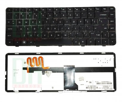 แป้นพิมพ์ คีย์บอร์ดโน๊ตบุ๊ค HP Pavilion DM4-1000 Laptop Keyboard