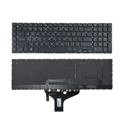คีย์บอร์ดโน๊ตบุ๊ค HP OMEN 17-CB อะไหล่ OEM คุณภาพสูง สำหรับทดแทน/ซ่อม/เปลี่ยน รองรับเลย์เอาต์ TH/US แบบ QWER และมีไฟ Backlit แนะนำให้ตรวจเทียบรูปร่างหน้าตา ปุ่ม Enter/Shift/Function สายแพรหลัก และชนิดไฟก่อนสั่งซื้อ สินค้ามีสต็อคพร้อมส่ง DH SKU: KBHC144 เง