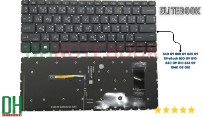 อะไหล่ keyboard สำหรับเปลี่ยน รุ่น EliteBook 840 G9 830 G9 845 G9 EliteBook 830 G9 G10 840 G9 G10 845 G9 1040 G9 G10 มีไฟ