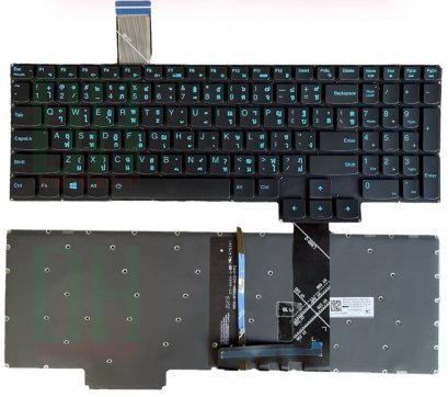 แป้นพิมพ์ คีย์บอร์ดโน๊ตบุ๊ค Lenovo Legion 5 / Ideapad Gaming 3 15ARH05 Laptop Keyboard มีไฟ ไทย/eng