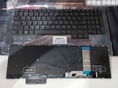 คีย์บอร์ดอะไหล่ OEM คุณภาพสูงสำหรับ Lenovo IdeaPad Gaming 3 15IAH7, 15ARH7, 16IAH7, 16ARH7 มีไฟ Backlight - อะไหล่ทดแทนสำหรับซ่อมและเปลี่ยน